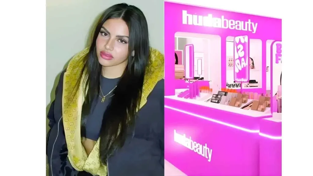 Screenshot of Huda Beauty’s Instagram post announcing the end of its collaboration with reality TV star Huda Mustafa over a racial slur controversy.