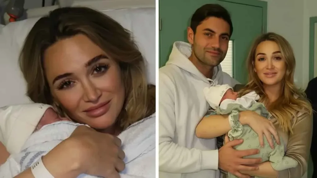 Love Island's Georgia Harrison welcomes first child with partner Jack Stacey